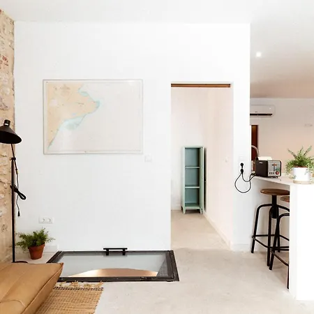 Apt. Con Piscina Interior En La Playa Alguer 아파트 *